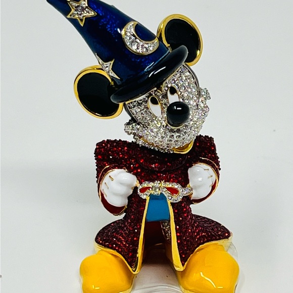 Disney Arribas Brothers Limited Edition Sorcerer Mickey Mouse Swarovski Figurine - Picture 12 of 14